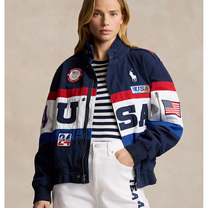 Polo Ralph Lauren Team USA Flagbearer Jacket in Blue
